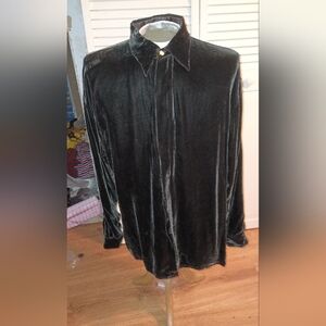 Alberto Celini Brown Long Sleeve Button Down Shirt Size S